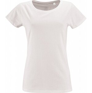 Sol's Dámské tričko Milo z organické bavlny s enzymatickým ošetřením Barva: Bílá, Velikost: L L02077