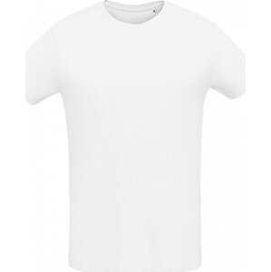 Sol's Slim fit lehké bavlněné tričko Martin 155 g/m Barva: Bílá, Velikost: 3XL L02855