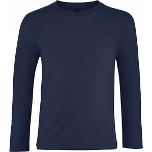Sol's Dětské bavlněné tričko Imperial s dlouhým rukávem Barva: modrá námořní, Velikost: 10 let (130/140) L02947