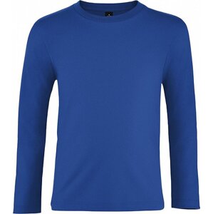 Sol's Dětské bavlněné tričko Imperial s dlouhým rukávem Barva: modrá královská, Velikost: 10 let (130/140) L02947