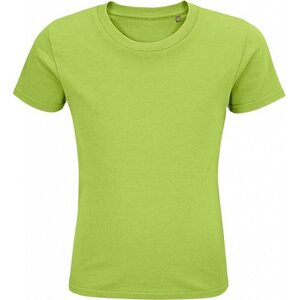 Sol's Dětské tričko Pioneer z organické bavlny s přírodním enzymem 175 g/m Barva: Zelená jablková, Velikost: 10 let (130/140) L03578
