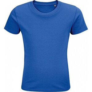 Sol's Dětské tričko Pioneer z organické bavlny s přírodním enzymem 175 g/m Barva: Královská modrá, Velikost: 10 let (130/140) L03578