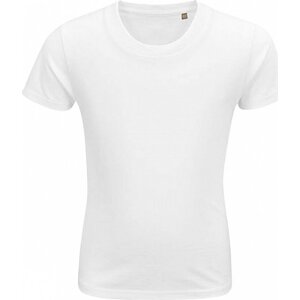 Sol's Dětské tričko Pioneer z organické bavlny s přírodním enzymem 175 g/m Barva: Bílá, Velikost: 10 let (130/140) L03578