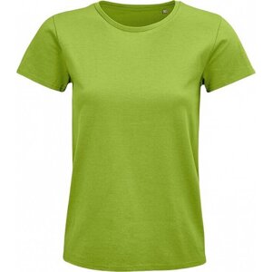 Sol's Dámské organické tričko Pioneer bez postranních švů Barva: Zelená jablková, Velikost: L L03579