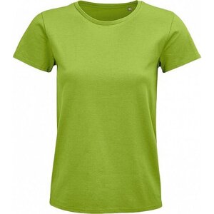 Sol's Dámské organické tričko Pioneer bez postranních švů Barva: Zelená jablková, Velikost: XL L03579