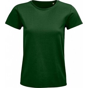 Sol's Dámské organické tričko Pioneer bez postranních švů Barva: Zelená lahvová, Velikost: 3XL L03579