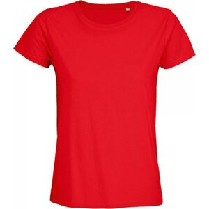 Sol's Dámské organické tričko Pioneer bez postranních švů Barva: červená výrazná, Velikost: L L03579