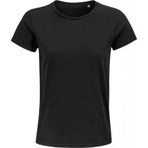 Sol's Dámské organické tričko Pioneer bez postranních švů Barva: Černá, Velikost: L L03579