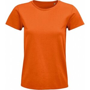 Sol's Dámské organické tričko Pioneer bez postranních švů Barva: Oranžová, Velikost: L L03579