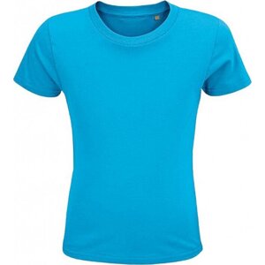 Sol's Dětské tričko Crusader z organické bavlny s přírodním enzymem 150 g/m Barva: modrá azurová, Velikost: 2 roky  (86/94) L03580