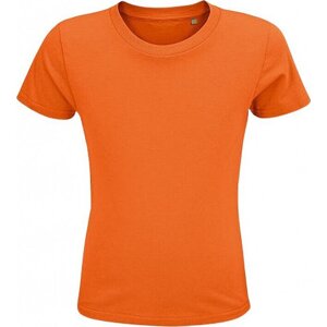 Sol's Dětské tričko Crusader z organické bavlny s přírodním enzymem 150 g/m Barva: Oranžová, Velikost: 10 let (130/140) L03580
