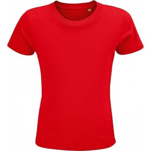 Sol's Dětské tričko Crusader z organické bavlny s přírodním enzymem 150 g/m Barva: Červená, Velikost: 10 let (130/140) L03580