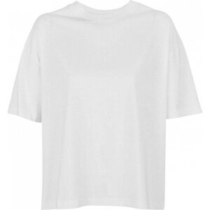 Sol's Dámské volné oversize boxy tričko z česané organické bavlny Barva: Bílá, Velikost: L L03807