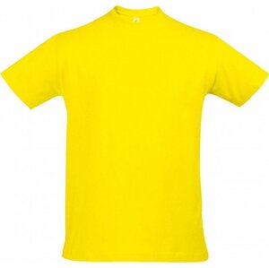 Sol's Pánské bavlněné tričko Imperial vysoká gramáž Barva: Žlutá, Velikost: L L190