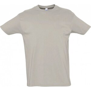 Sol's Pánské bavlněné tričko Imperial vysoká gramáž Barva: šedá světlá, Velikost: L L190