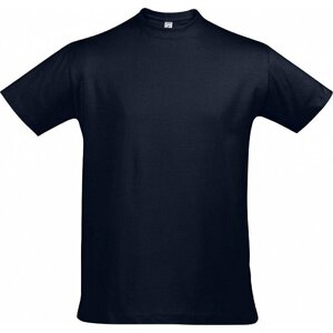 Sol's Pánské bavlněné tričko Imperial vysoká gramáž Barva: modrá námořní, Velikost: 3XL L190