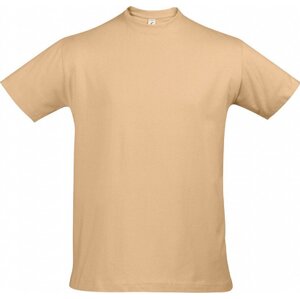 Sol's Pánské bavlněné tričko Imperial vysoká gramáž Barva: Písková, Velikost: L L190