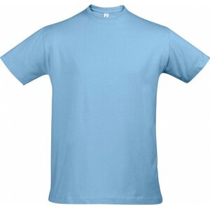 Sol's Pánské bavlněné tričko Imperial vysoká gramáž Barva: modrá nebeská, Velikost: 3XL L190