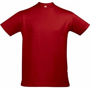Sol's Pánské bavlněné tričko Imperial vysoká gramáž Barva: červená tango, Velikost: L L190
