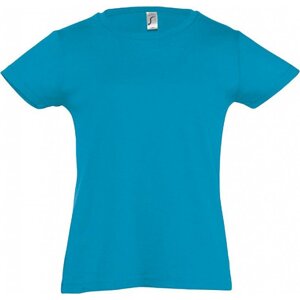 Dětské bavlněné tričko Sol's pro děvčátka Barva: modrá tyrkysová, Velikost: 12 let (142/152) L225K