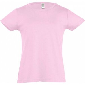 Dětské bavlněné tričko Sol's pro děvčátka Barva: růžová světlá, Velikost: 4 roky (96/104) L225K