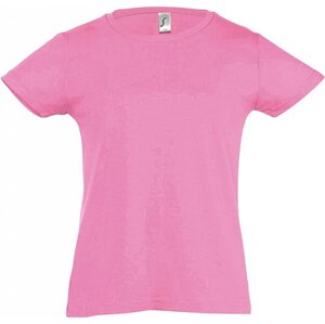 Dětské bavlněné tričko Sol's pro děvčátka Barva: růžová střední, Velikost: 6 let (106/116) L225K