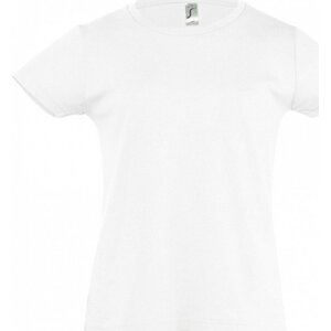 Dětské bavlněné tričko Sol's pro děvčátka Barva: Bílá, Velikost: 6 let (106/116) L225K
