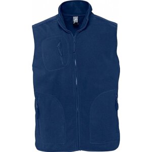 Sol's Unisex norská fleecová vesta se třemi kapsami na zip Barva: modrá námořní, Velikost: 5XL L741