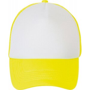 Sol's Kšiltovka s pěnovým kšiltem a nastavitelným zapínáním Barva: bílá - žlutá neonová L01668