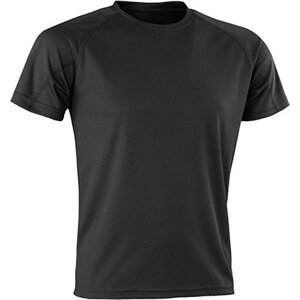 Rychleschnoucí sportovní piké tričko Spiro Aircool Barva: Černá, Velikost: 3XL RT287