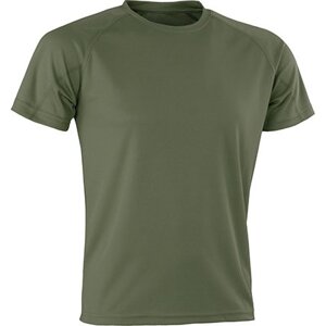 Rychleschnoucí sportovní piké tričko Spiro Aircool Barva: vojenská, Velikost: 3XL RT287