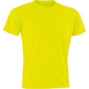 Rychleschnoucí sportovní piké tričko Spiro Aircool Barva: žlutá fluorescentní, Velikost: XXL RT287