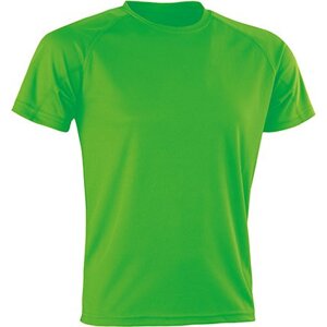 Rychleschnoucí sportovní piké tričko Spiro Aircool Barva: zelená fluorescentní, Velikost: 3XL RT287