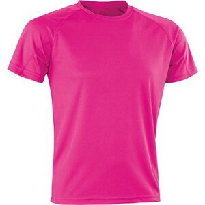 Rychleschnoucí sportovní piké tričko Spiro Aircool Barva: růžová fluorescetní, Velikost: 3XL RT287