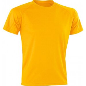Rychleschnoucí sportovní piké tričko Spiro Aircool Barva: Zlatá, Velikost: L RT287