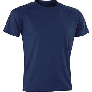 Rychleschnoucí sportovní piké tričko Spiro Aircool Barva: modrá námořní, Velikost: 3XL RT287