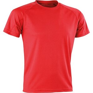 Rychleschnoucí sportovní piké tričko Spiro Aircool Barva: Červená, Velikost: 3XL RT287