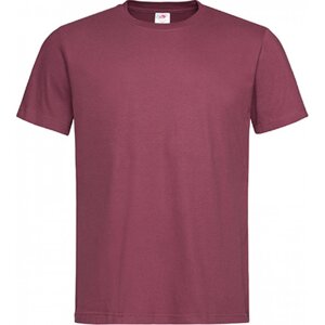 Stedman® Základní tričko Stedman v unisex střihu střední gramáž 155 g/m Barva: červená burgundy, Velikost: 3XL S140