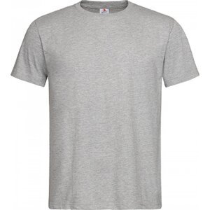 Stedman® Základní tričko Stedman v unisex střihu střední gramáž 155 g/m Barva: šedá  melír, Velikost: 3XL S140