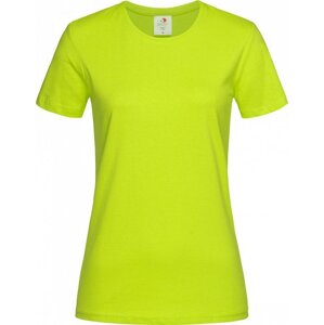 Stedman® Klasické dámské tričko Stedman na tělo s certifikací Vegan Barva: Limetková žlutá, Velikost: M
