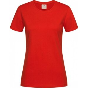 Stedman® Klasické dámské tričko Stedman na tělo s certifikací Vegan Barva: oranžová briliantová, Velikost: L