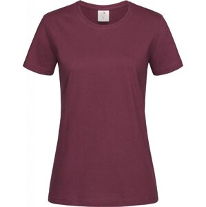 Stedman® Klasické dámské tričko Stedman na tělo s certifikací Vegan Barva: Červená vínová, Velikost: M