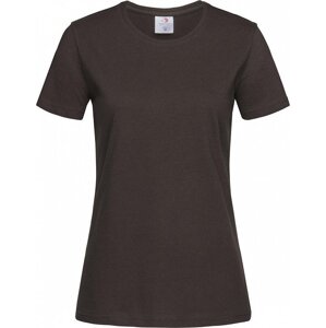 Stedman® Klasické dámské tričko Stedman na tělo s certifikací Vegan Barva: tmavá hnědá, Velikost: XXL