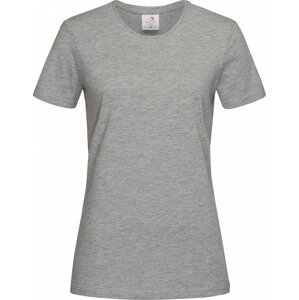 Stedman® Klasické dámské tričko Stedman na tělo s certifikací Vegan Barva: šedá  melír, Velikost: L