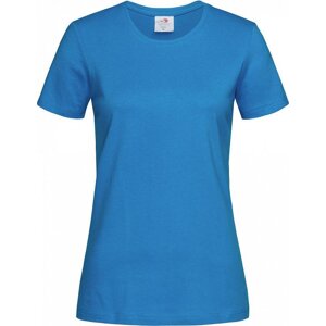 Stedman® Klasické dámské tričko Stedman na tělo s certifikací Vegan Barva: modrá azurová, Velikost: S