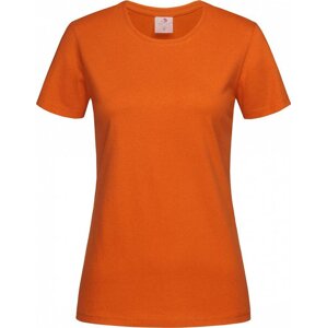 Stedman® Klasické dámské tričko Stedman na tělo s certifikací Vegan Barva: Oranžová, Velikost: S