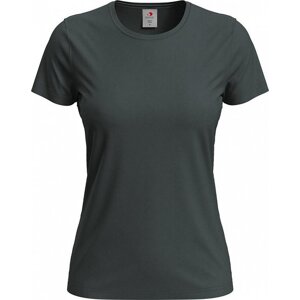 Stedman® Klasické dámské tričko Stedman na tělo s certifikací Vegan Barva: šedá tmavá, Velikost: 3XL