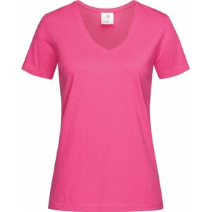 Stedman® Vegan dámské tričko s výstřihem do véčka 155 g/m Barva: Růžová, Velikost: M