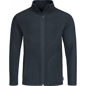 Stedman® Mikrofleecová teplá bunda se stojáčkem a dlouhým zipem Barva: modrá tmavá, Velikost: M S5030