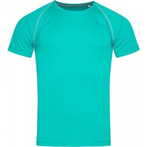Stedman® Sportovní tričko ze síťovaného materiálu a s raglánovými rukávy Barva: Zelená, Velikost: XL S8030